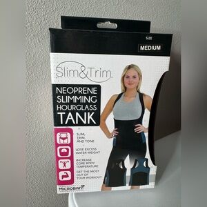 Neoprene Hourglass Tank - Black